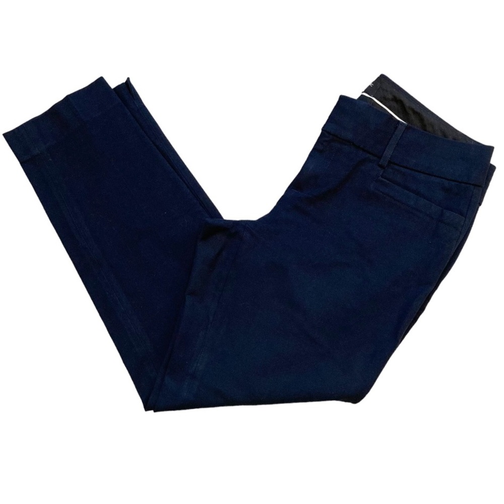 Banana Republic Factory Jackson Fit Navy Cropped Ankle Dress Pants (Size 8)